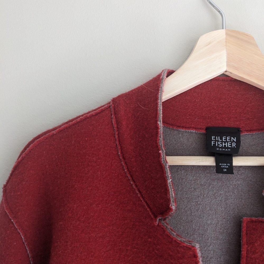 Eileen Fisher Sweater Jacket - Picture 2 of 8